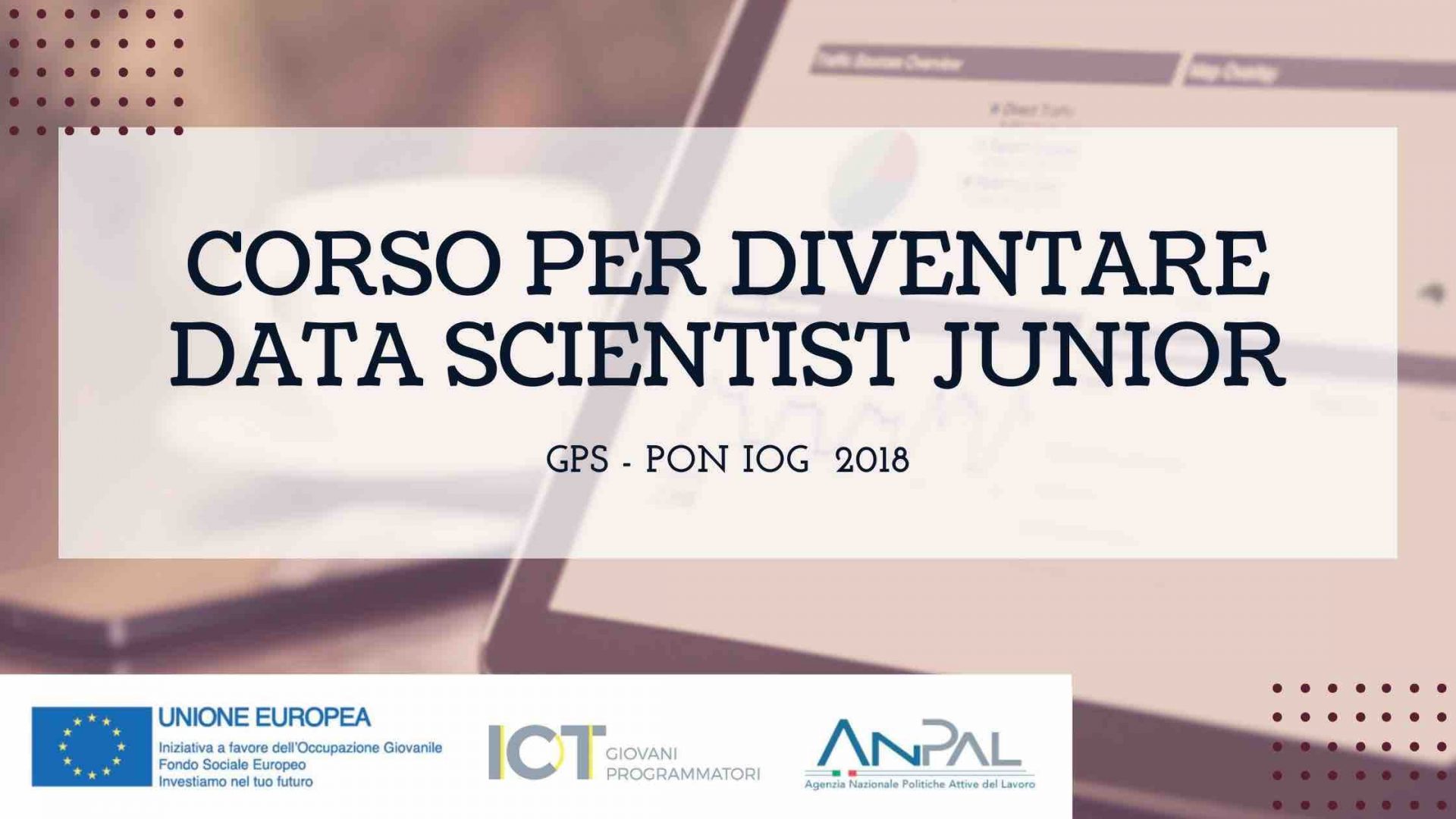 CORSO PER DIVENTARE DATA SCIENTIST JUNIOR