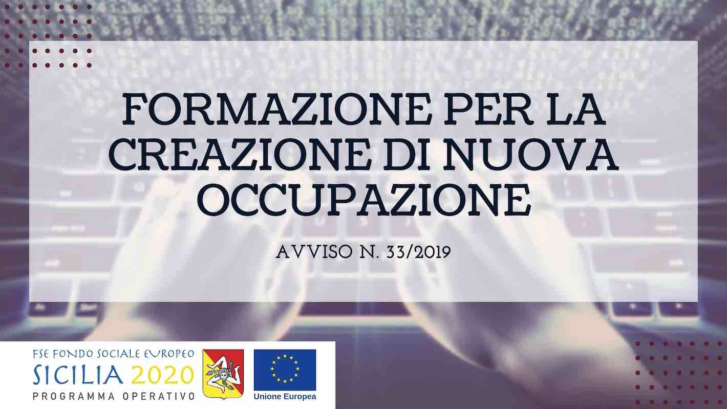 Corsi di Formazione in Sicilia Avviso 33 2019