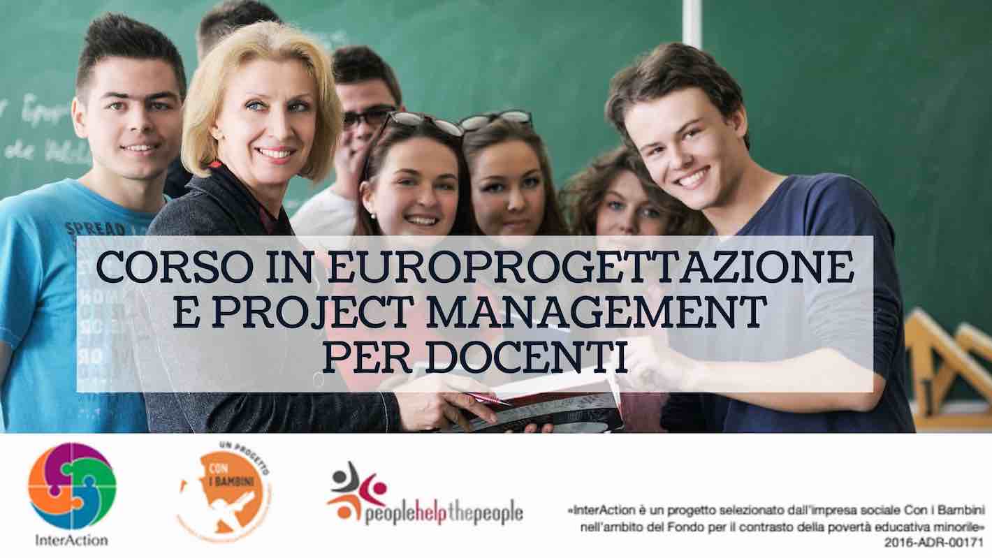 Corso di Europrogettazione e Project Management del progetto InterAction: “Laboratori di co-progettazione Bottom-Up”