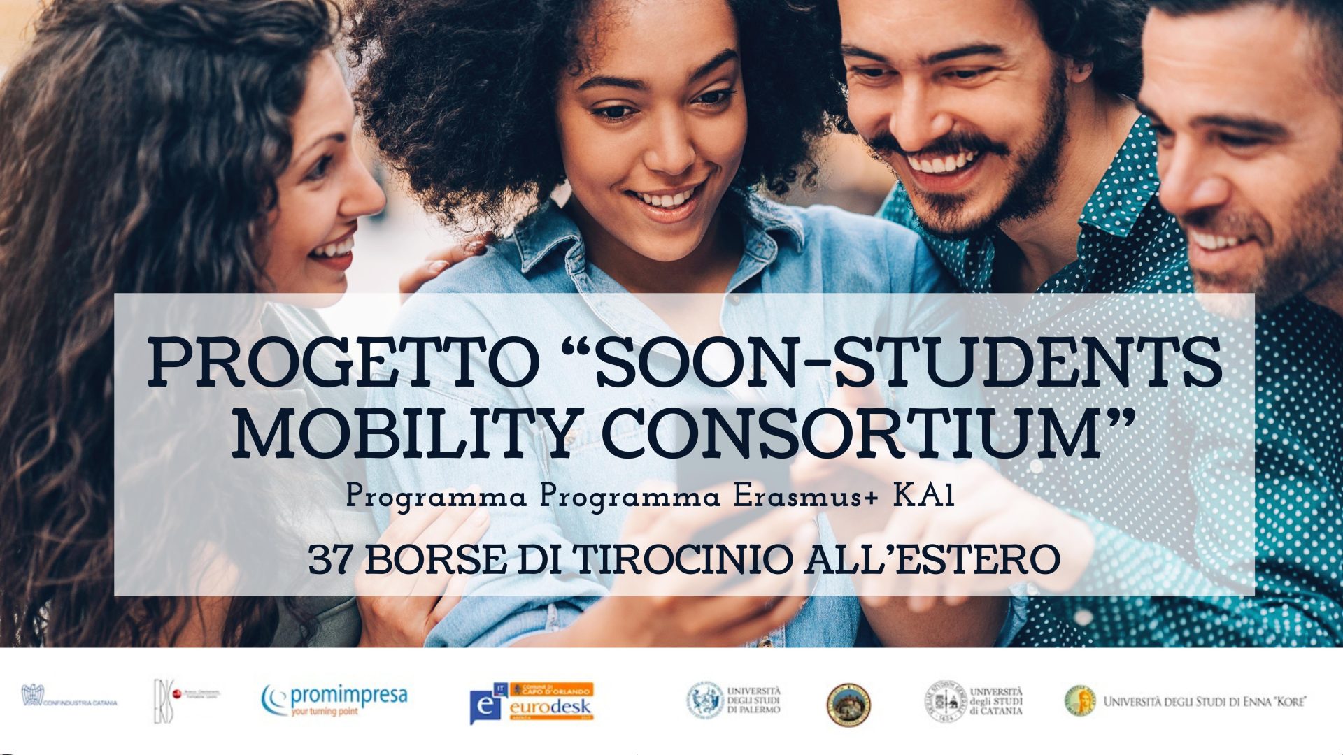 Bando Erasmus+ SOON-Students Mobility Consortium: 37 borse di tirocinio all’estero