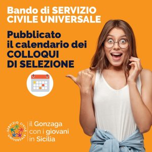 LA CITTA’ DEI TALENTI, progetto per il Servizio Civile della rete “Con il Gonzaga, per i Giovani, in Sicilia“. Pubblicato il calendario delle selezioni