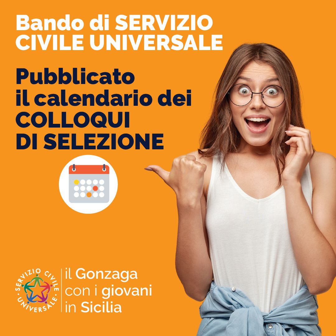 calendario colloqui servizio civile 2023